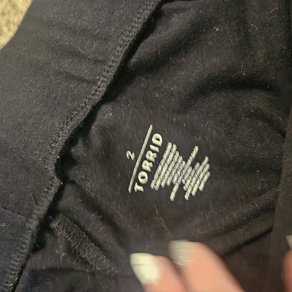 Torrid Black "BADASS" Graphic Leggings - Picture 2 of 2
